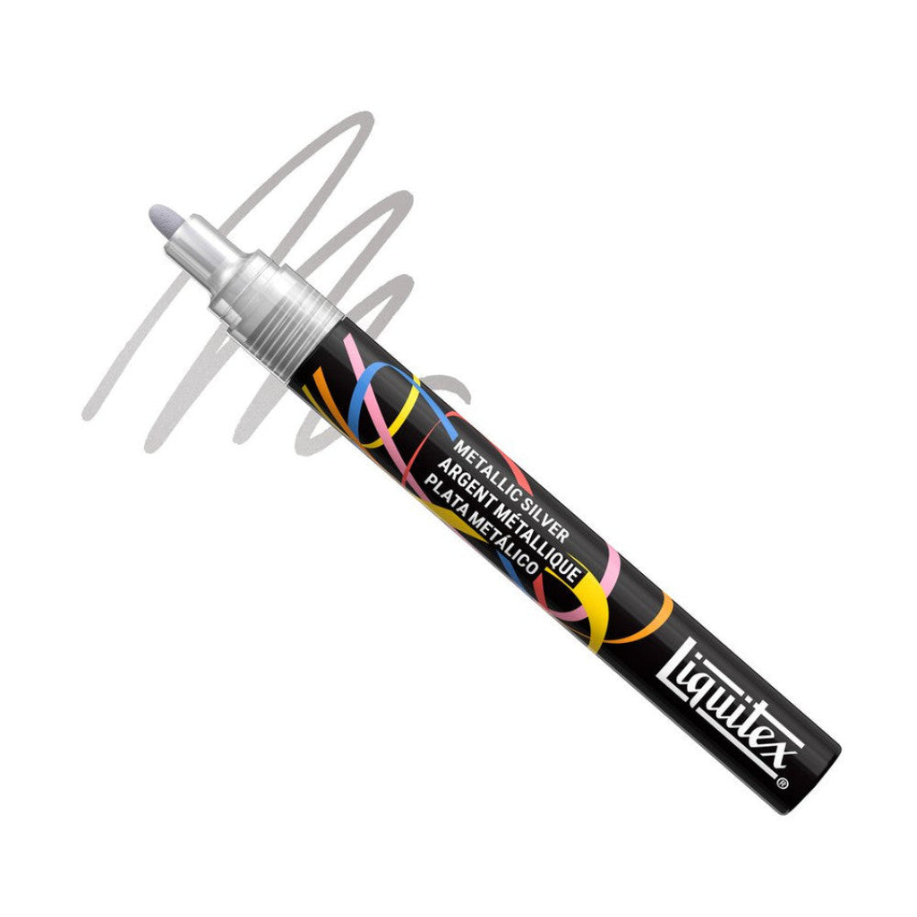 Liquitex Marker 2mm - Metallic Silver