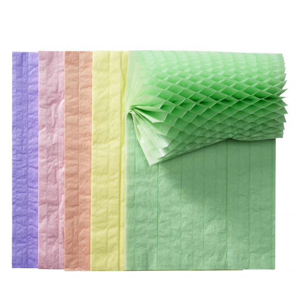 Trekkspillpapir Honeycomb - Pastell