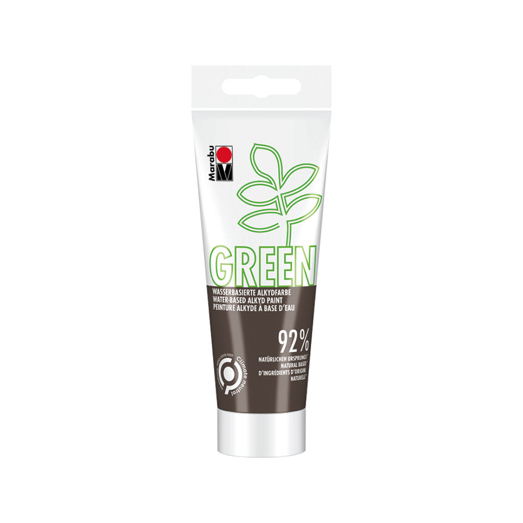 Vegansk Maling, Marabu Green Alkydmaling 100ml - 161 Cocoa
