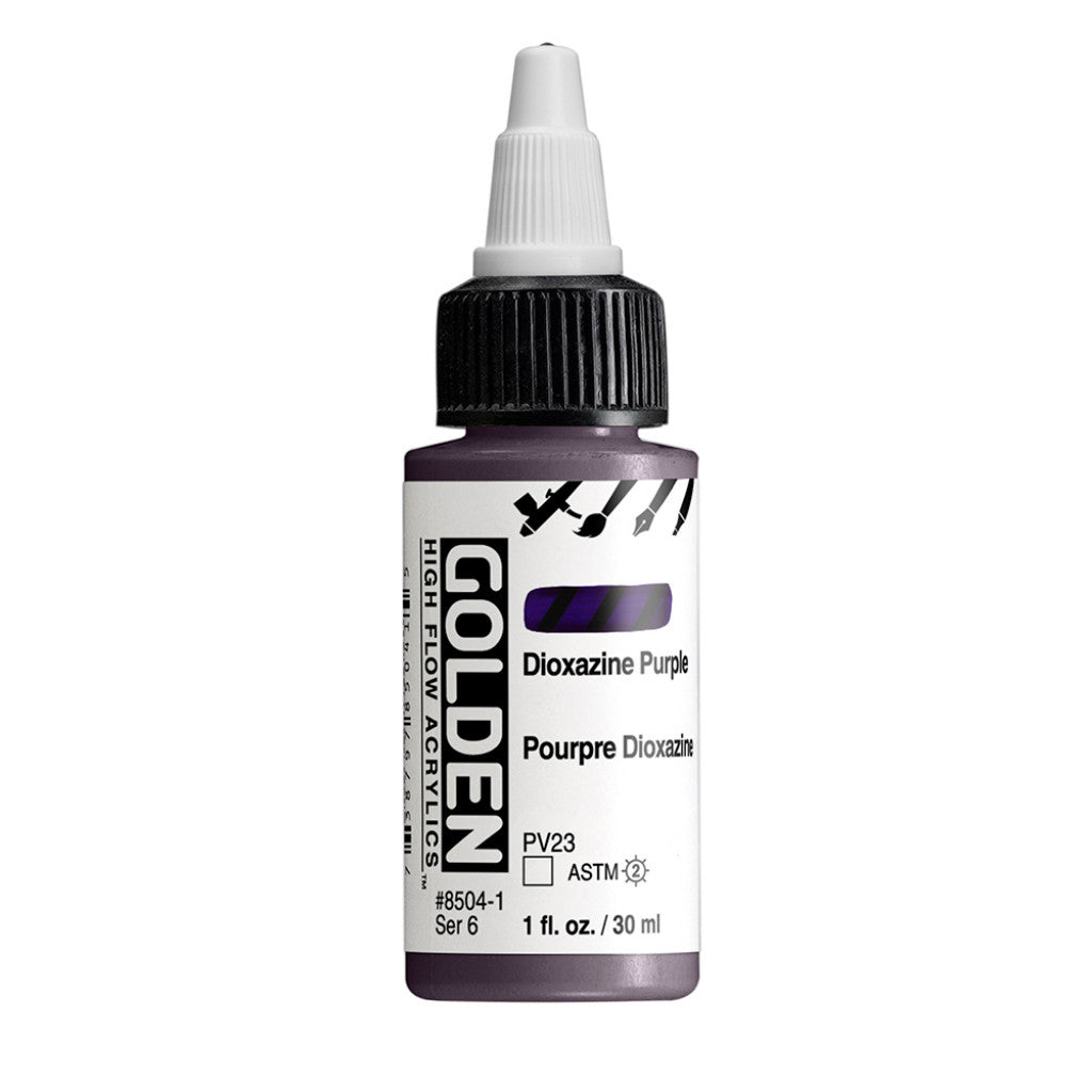 Golden High Flow Acrylics 30ml - Dioxazine Purple