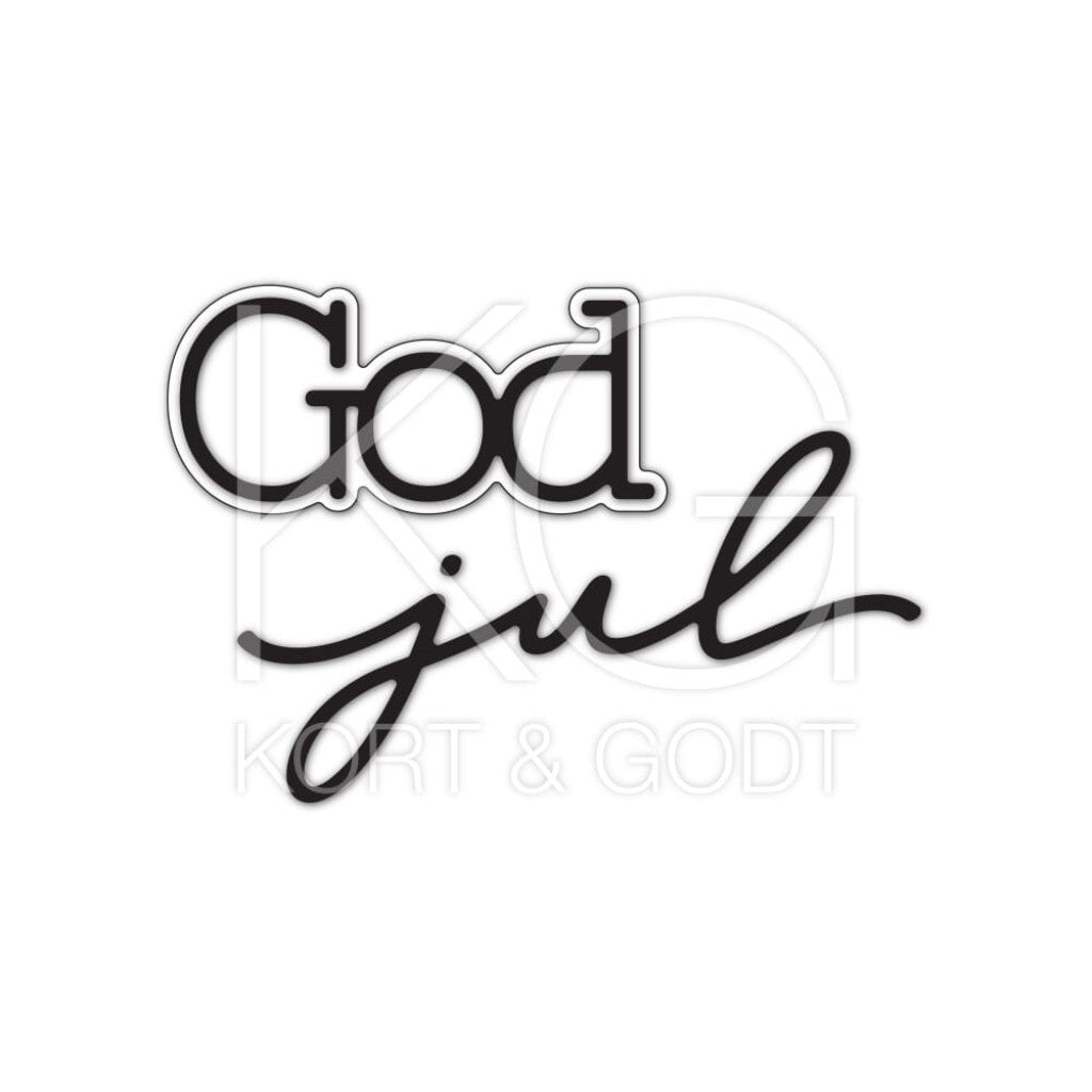Kort & Godt Die - God jul (8833)