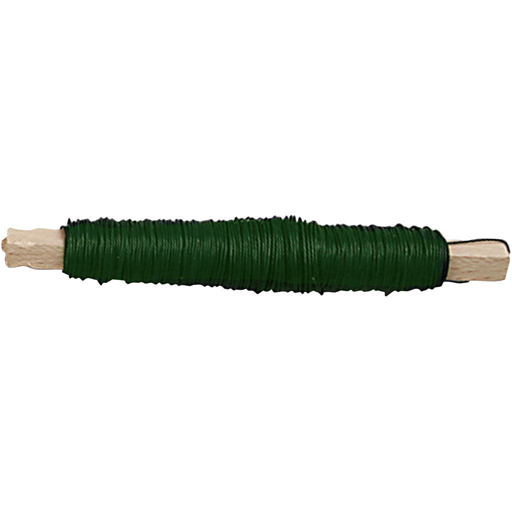 Vikleltråd, grønn, 0,5mm, 50m