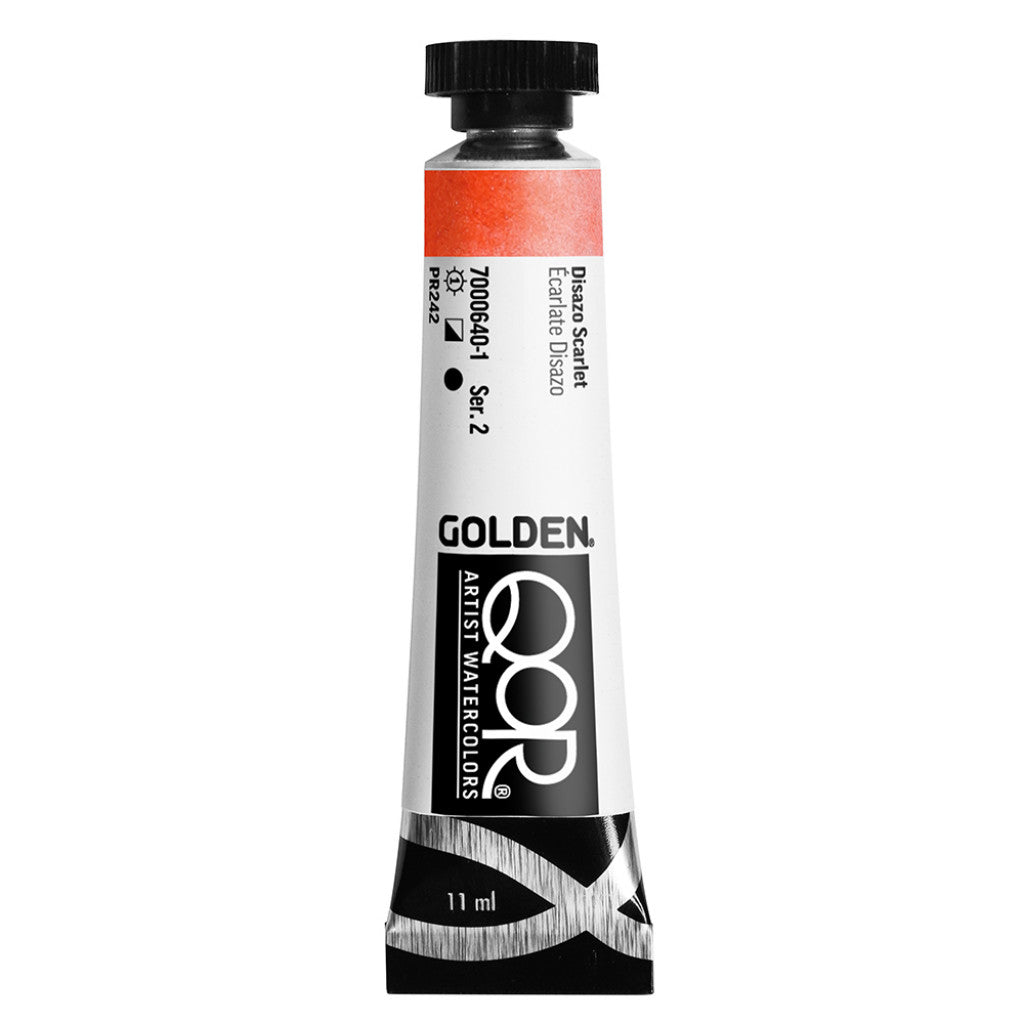 QoR Artist Akvarell 11ml - 7000640 Disazo Scarlet – HobbyHimmelen