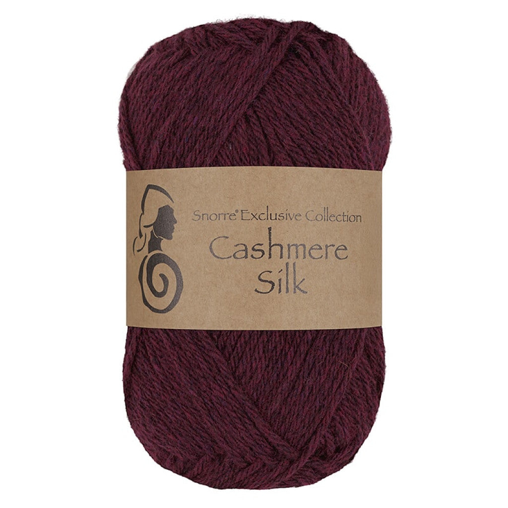 Cashmere Silk - 658 Mørk Plomme