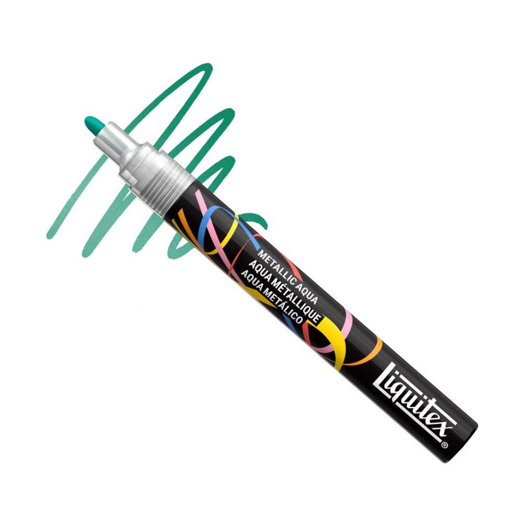 Liquitex Marker 2mm - Metallic Aqua