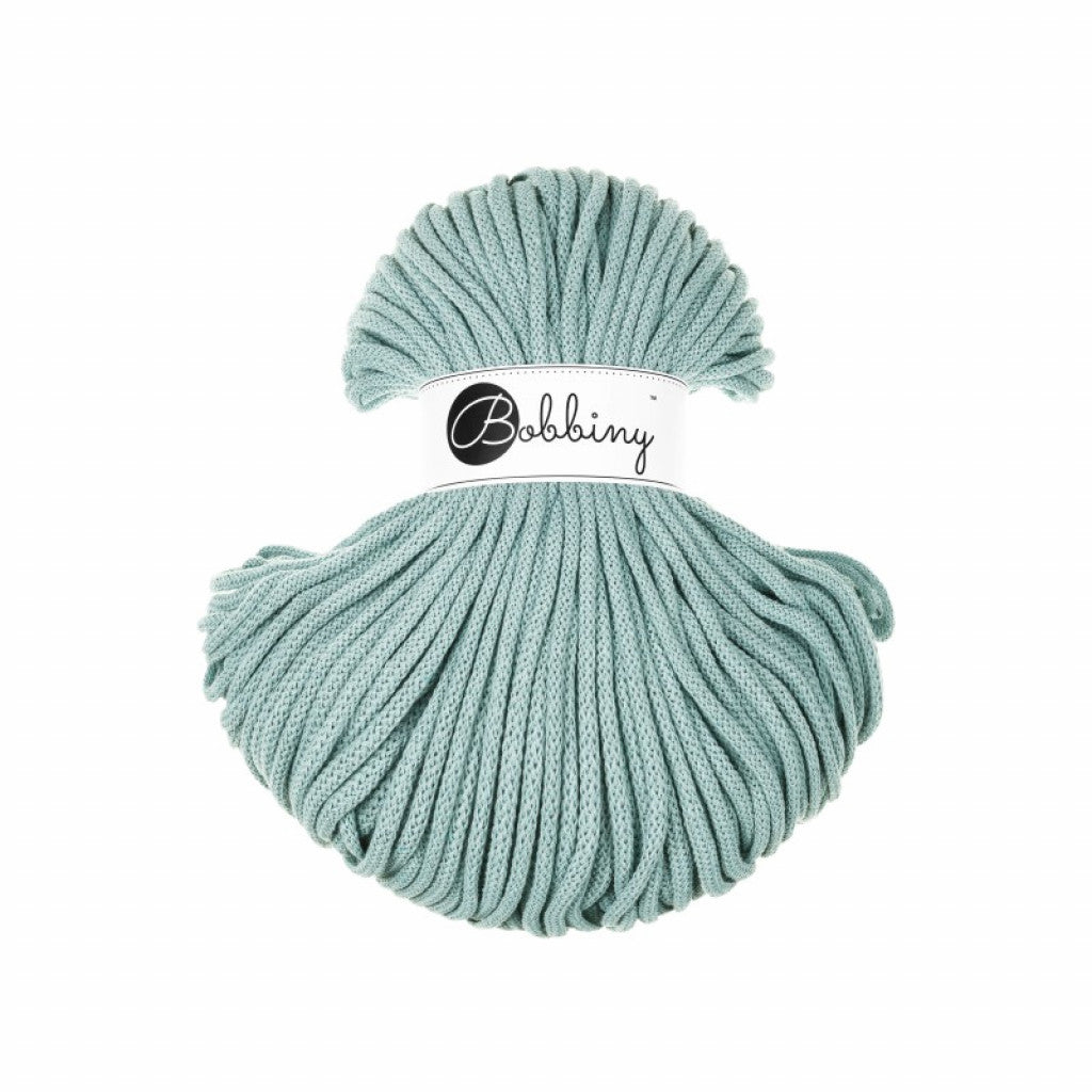 Bobbiny Braided Cord 5mm 100m - Duck Egg Blue