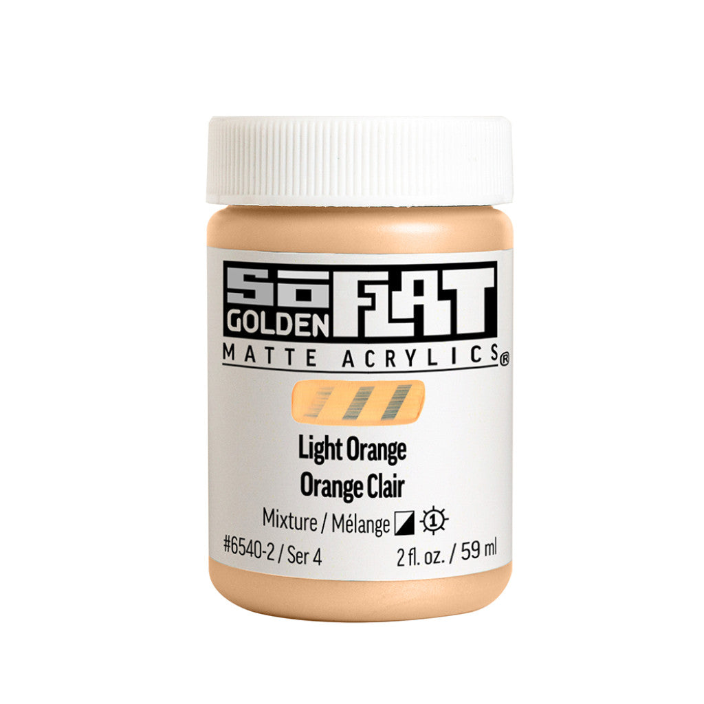 Golden SoFlat Acrylics 59ml - Light Orange