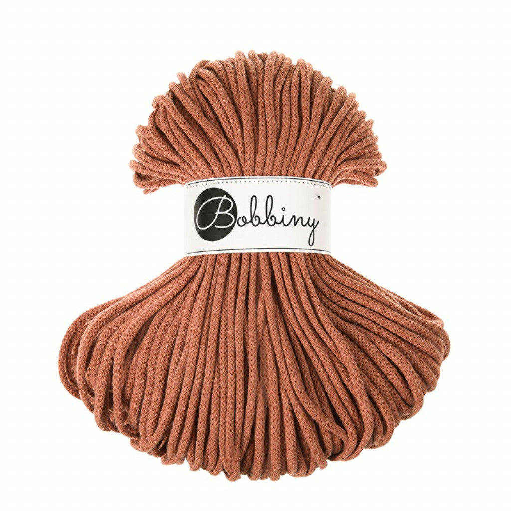 Bobbiny Braided Cord 5mm 100m - Terracotta
