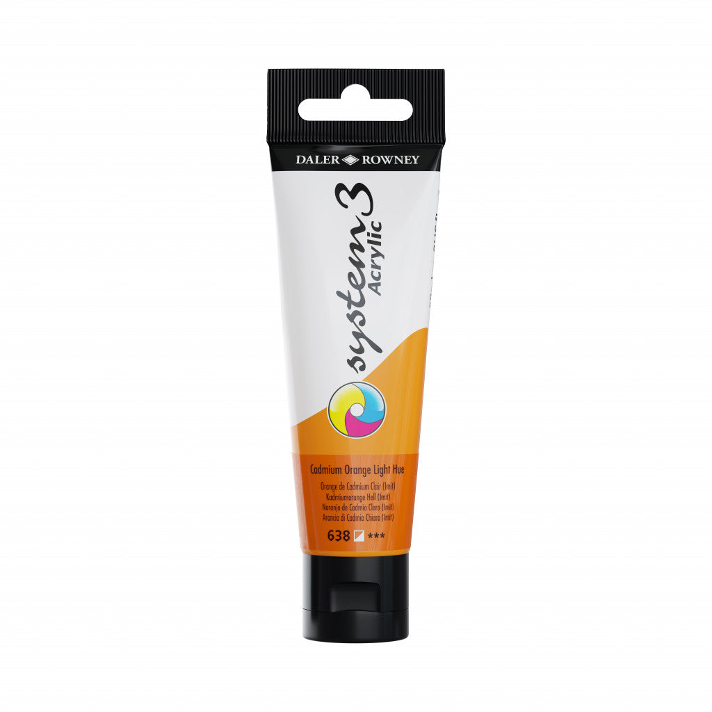 Daler Rowney - System3 59ml - 638 Cadmium Orange Light (Hue)