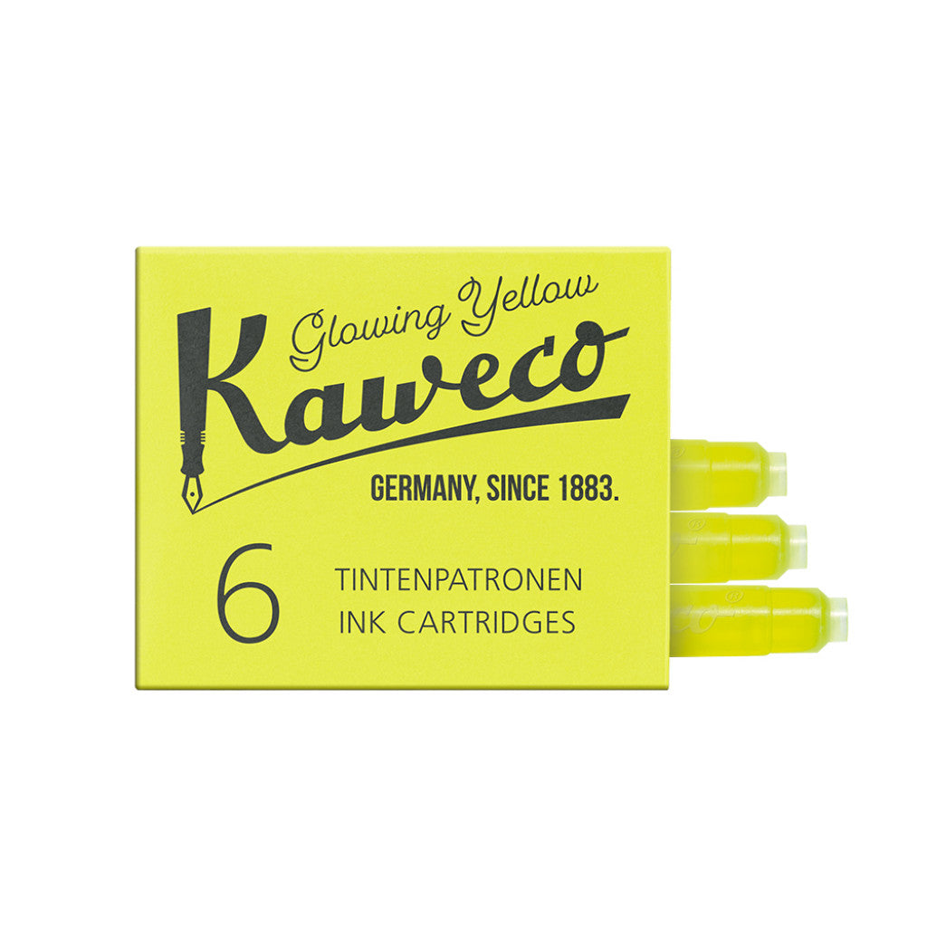 Kaweco Blekkpatron 6stk - Glowing Yellow