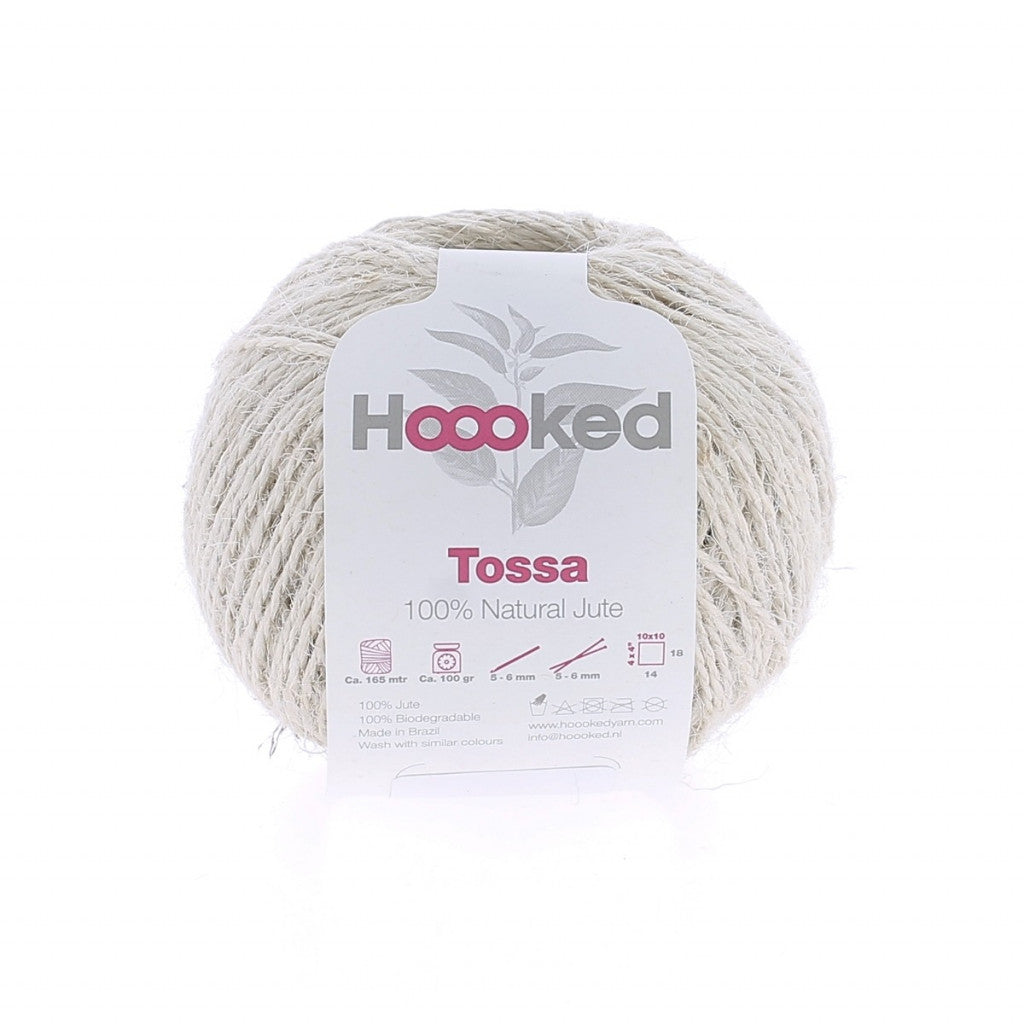 Hoooked Jute Tossa - Vanilla Cream 100g