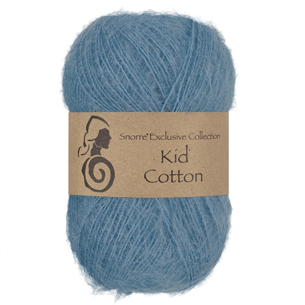 Kid Mohair Cotton - 723 Gråblå