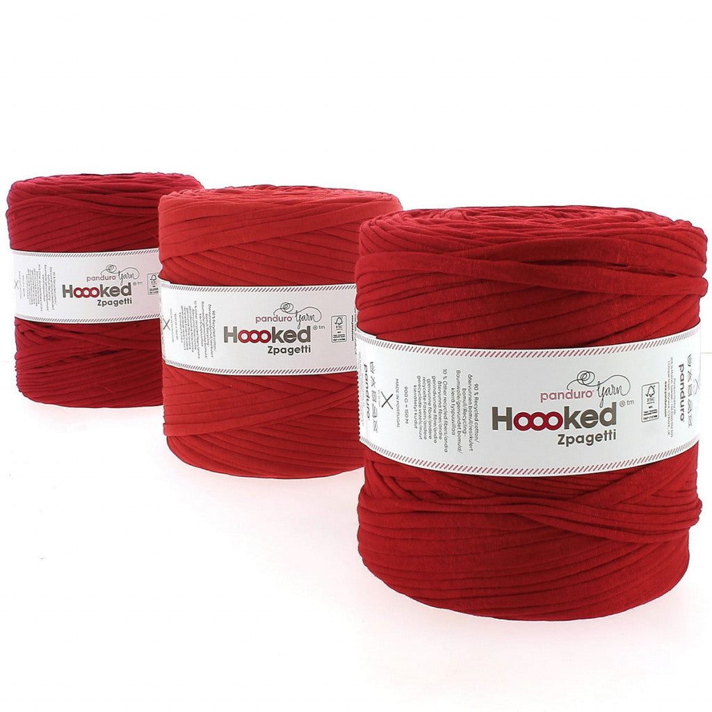 Hoooked Zpagetti, ca 900g - Rød