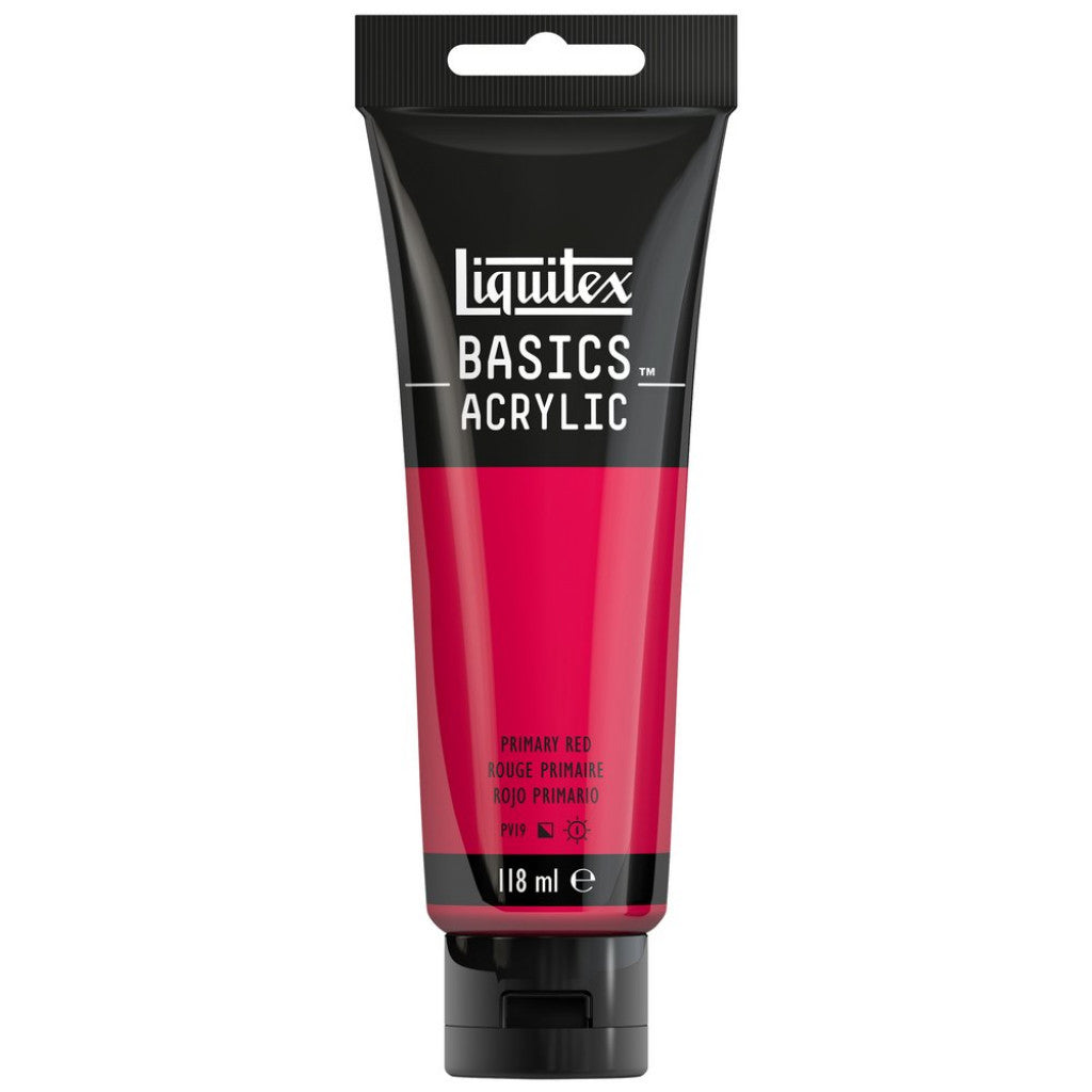 Liquitex Basics Acrylic 118ml - 415 Primary Red  S1