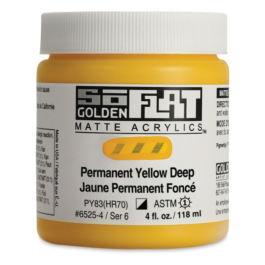 Golden - SoFlat 118ml - 6525-4 Permanent Yellow Deep