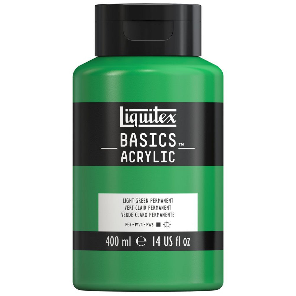 Liquitex Basics Acrylic 400ml - 312 Light Green Perm  S1
