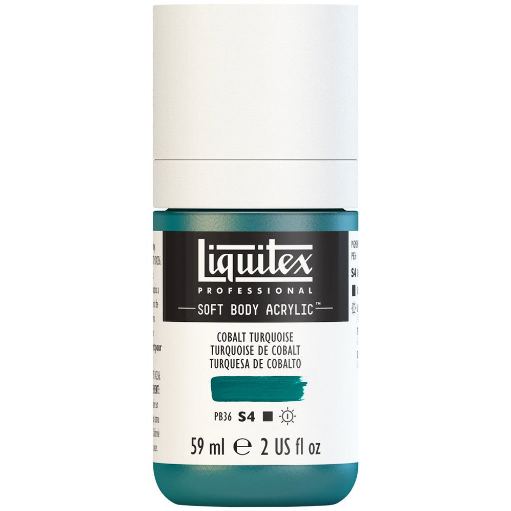 Liquitex Soft Body 59ml - 169 Cobalt Turquoise  S4