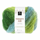 Twisty Air, 150g - 9102 Grønn/Gul/Isblå