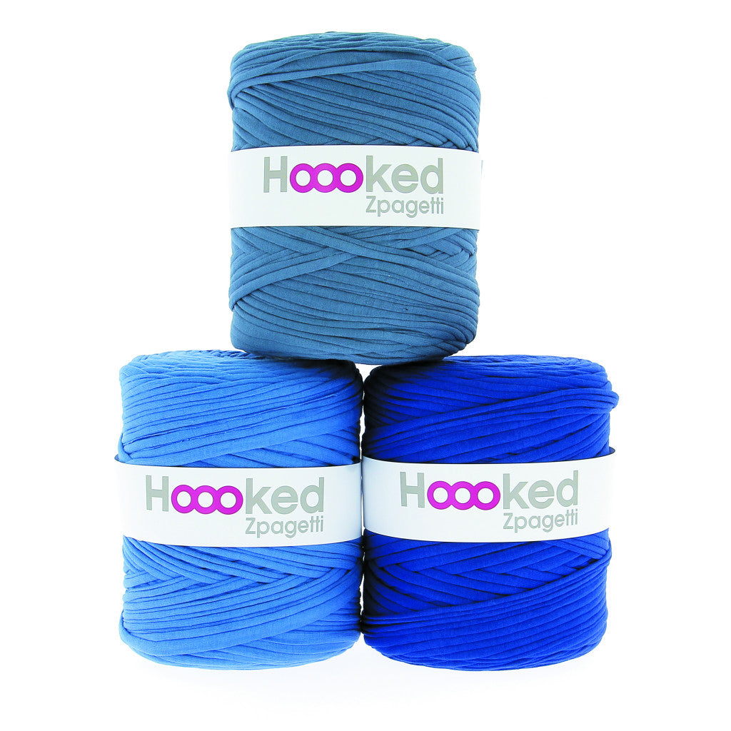 Hoooked Zpagetti, 700g - Ocean Blue Shades