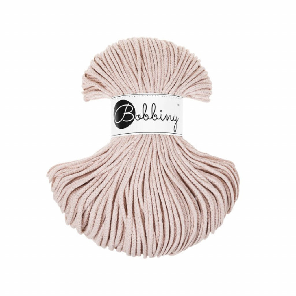 Bobbiny Braided Cord 3mm 100m - Nude