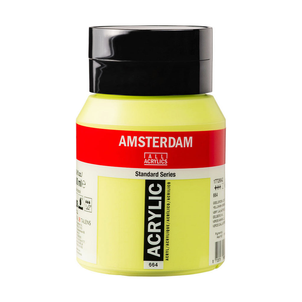 Amsterdam Standard Akryl 500ml - 664 Yellowish Green Light