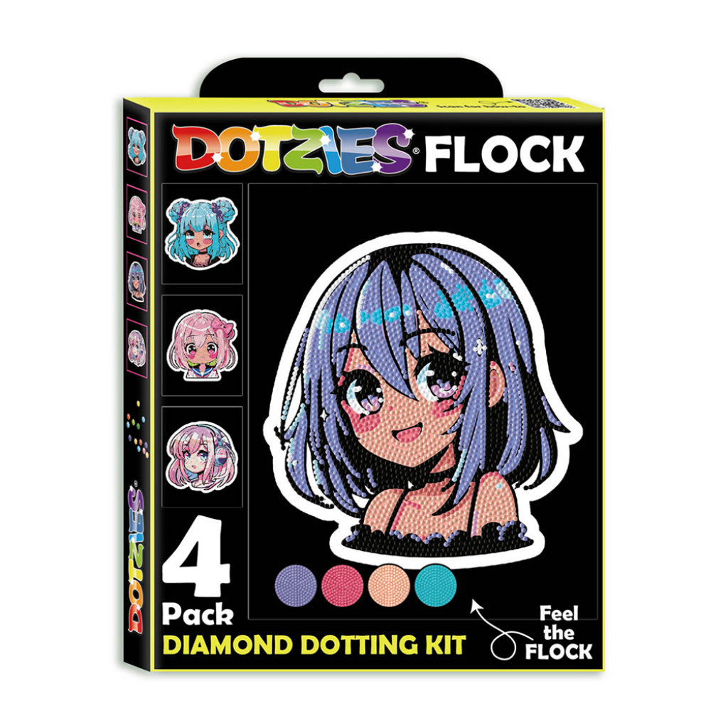 Diamond Dotz Dotzies - Flock - Neon Anime Girls