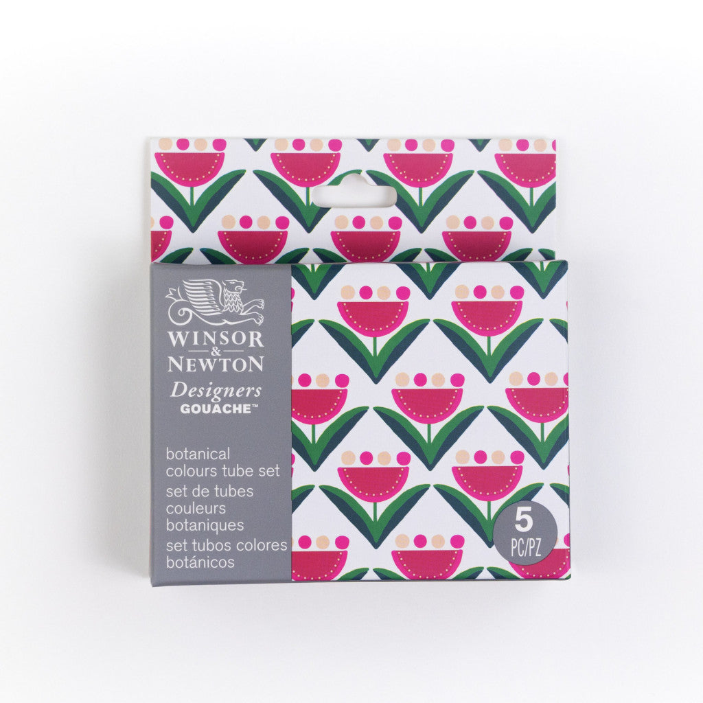W&N - Designers Gouache Botanical Set - 5x14ml tuber