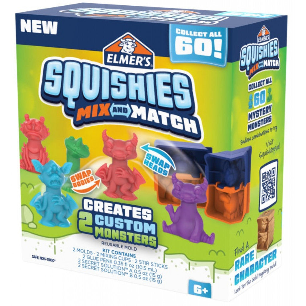 Elmer's Squishies Mix And Match Kit - Monsters