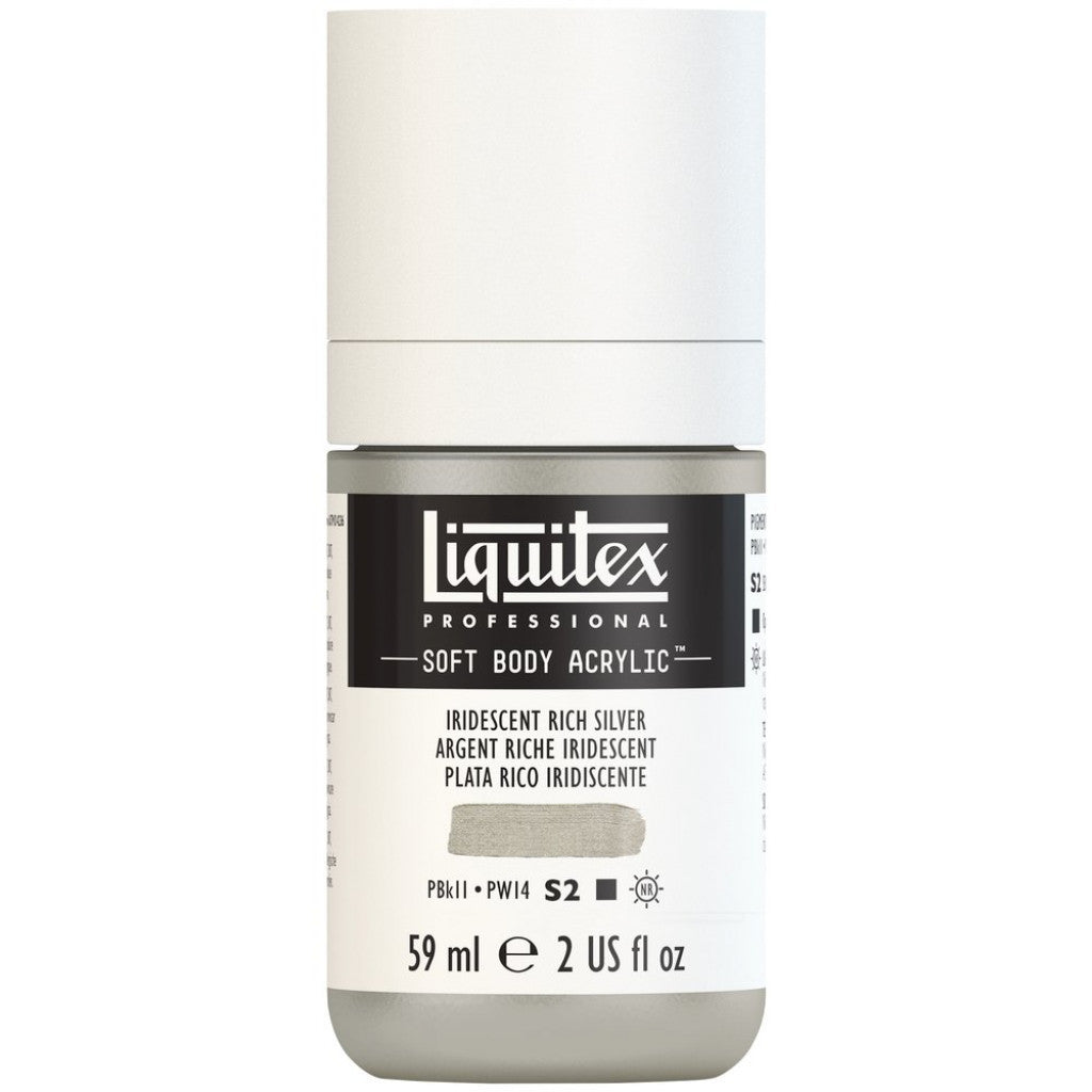 Liquitex Soft Body 59ml - 239 Iridescent Rich Silver S2