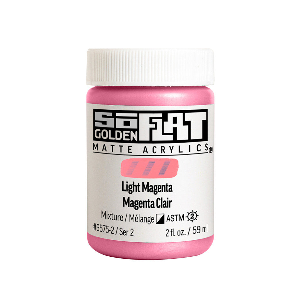 Golden SoFlat Acrylics 59ml - Light Magenta