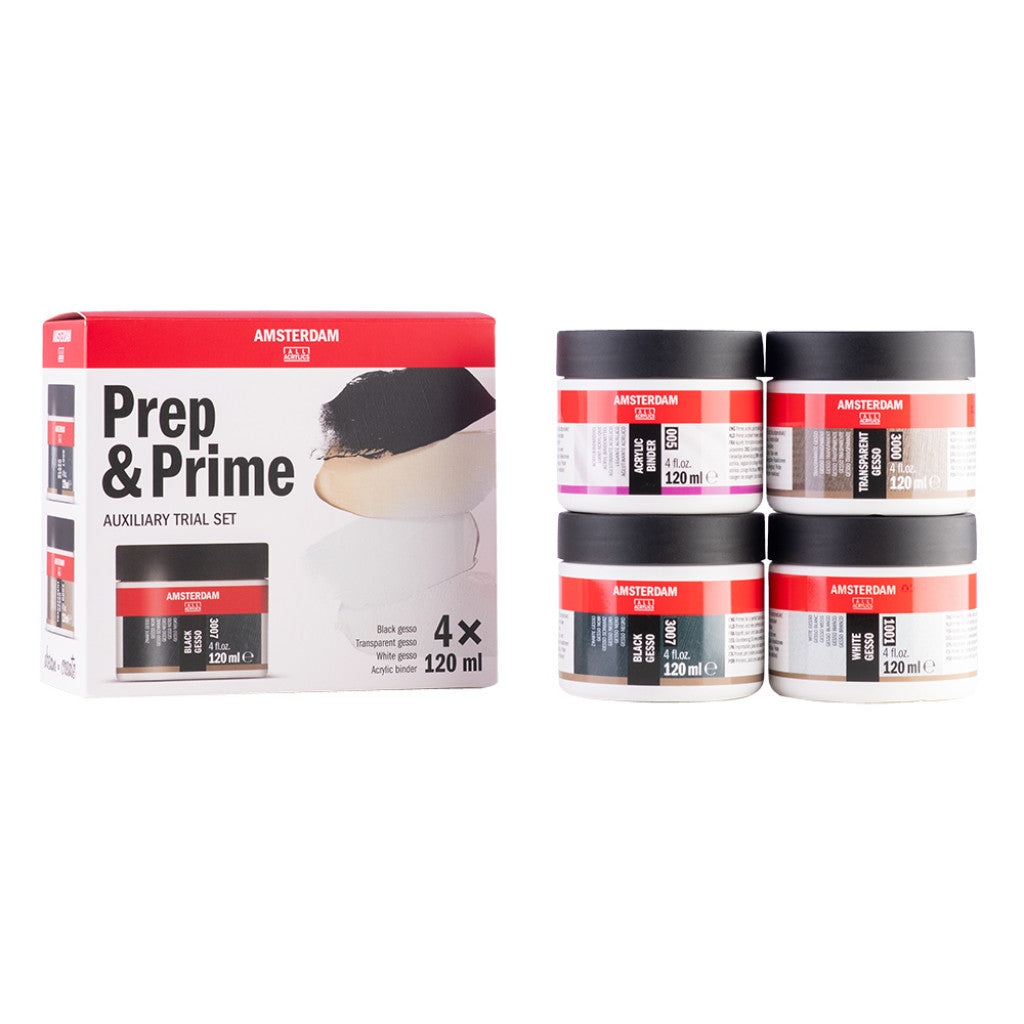 Amsterdam Medium Sett 4x120ml - Prep Prime