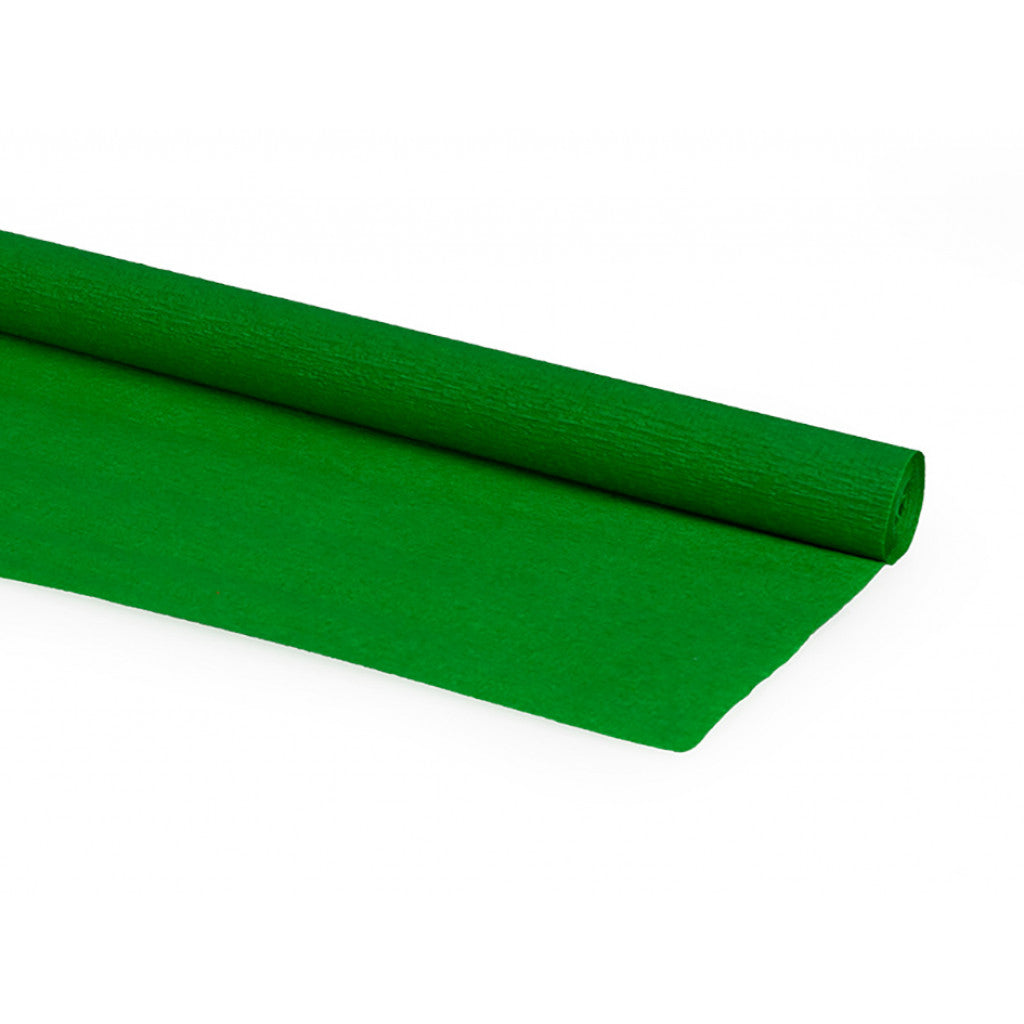Clairefontaine Kreppapir 75%  50x250cm 75g - 74 Flaskegrønn