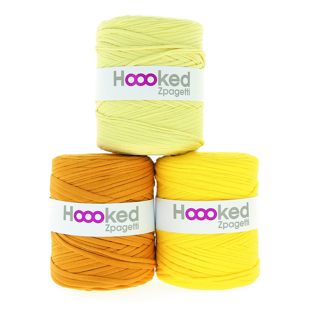 Hoooked Zpagetti, 700g - Yellow shades