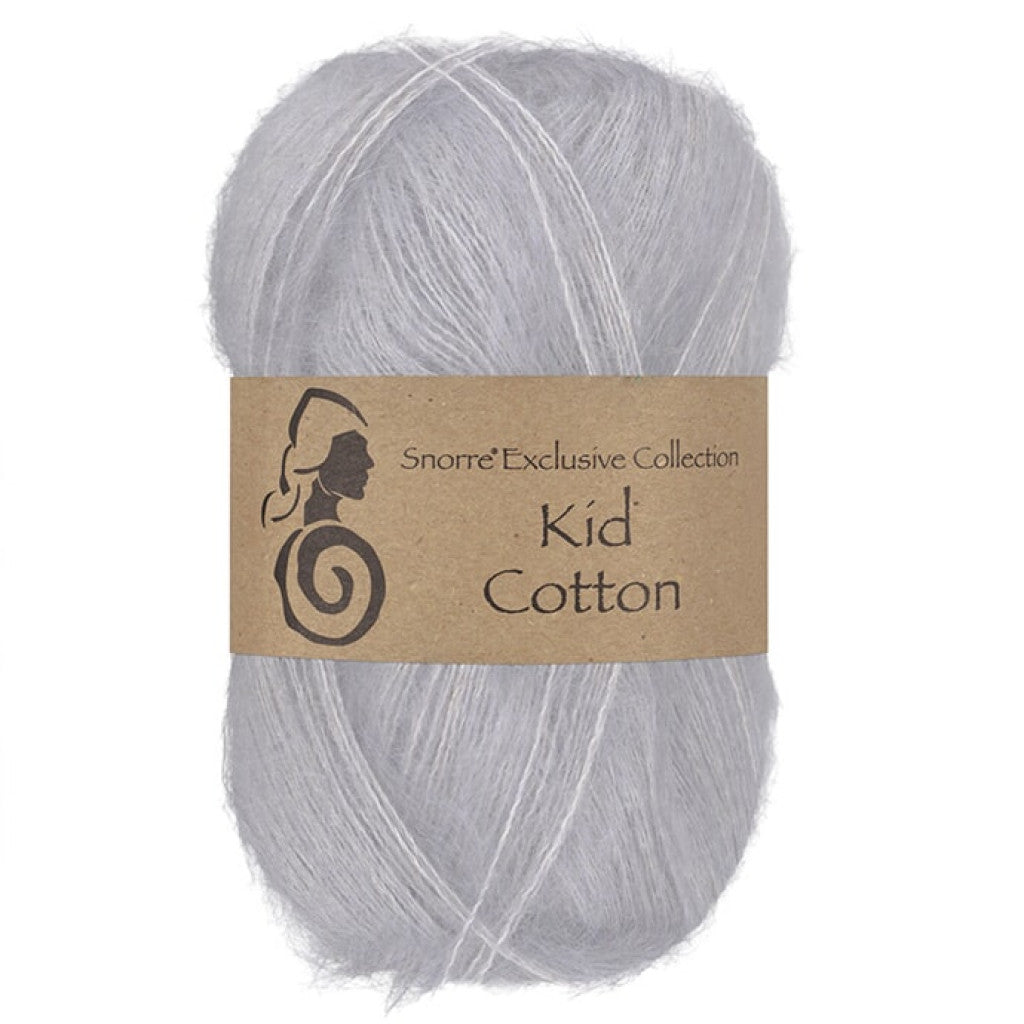 Kid Mohair Cotton - 712 Perlegrå