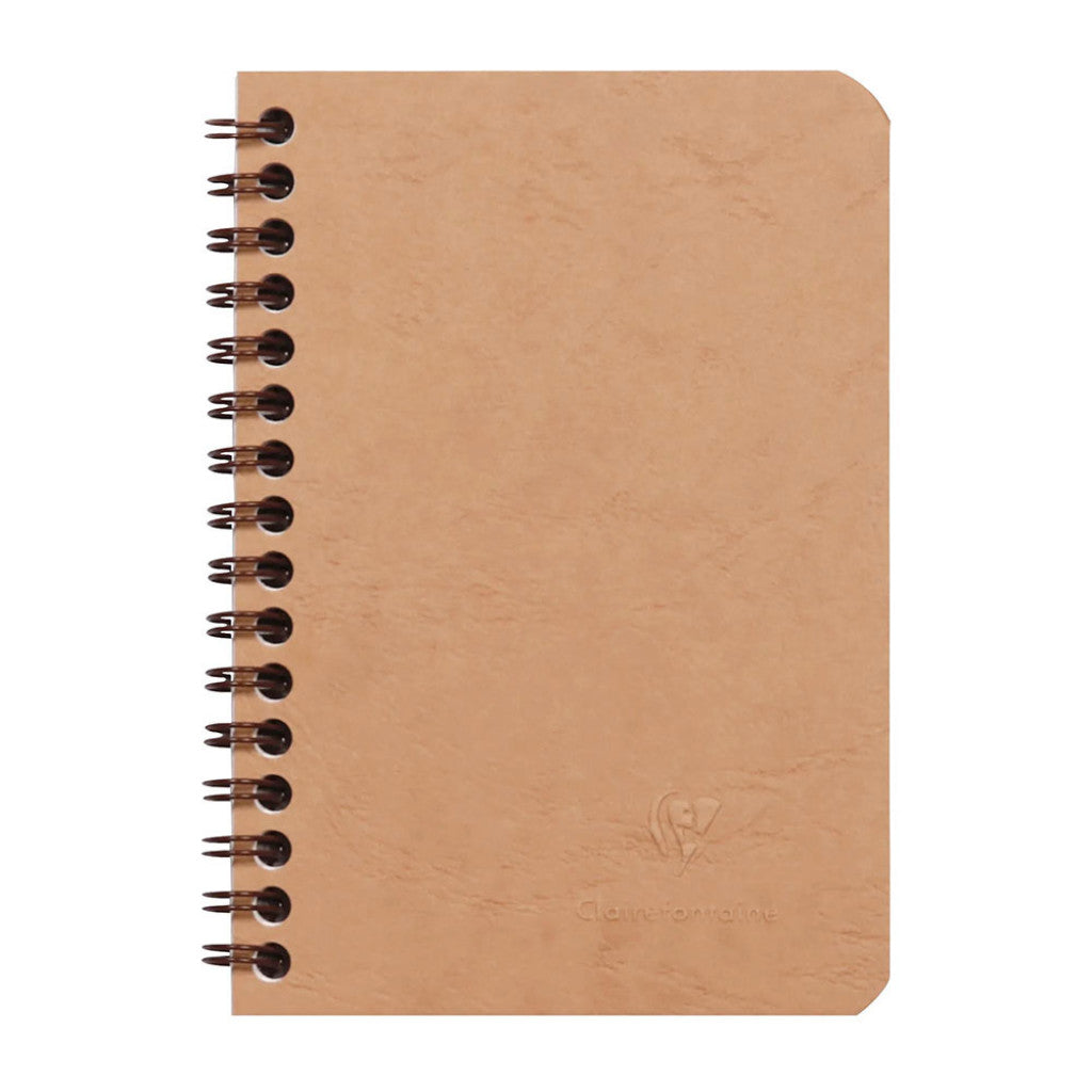 Nomaddict Notatbok Spiral 9x14cm linjer - Brun