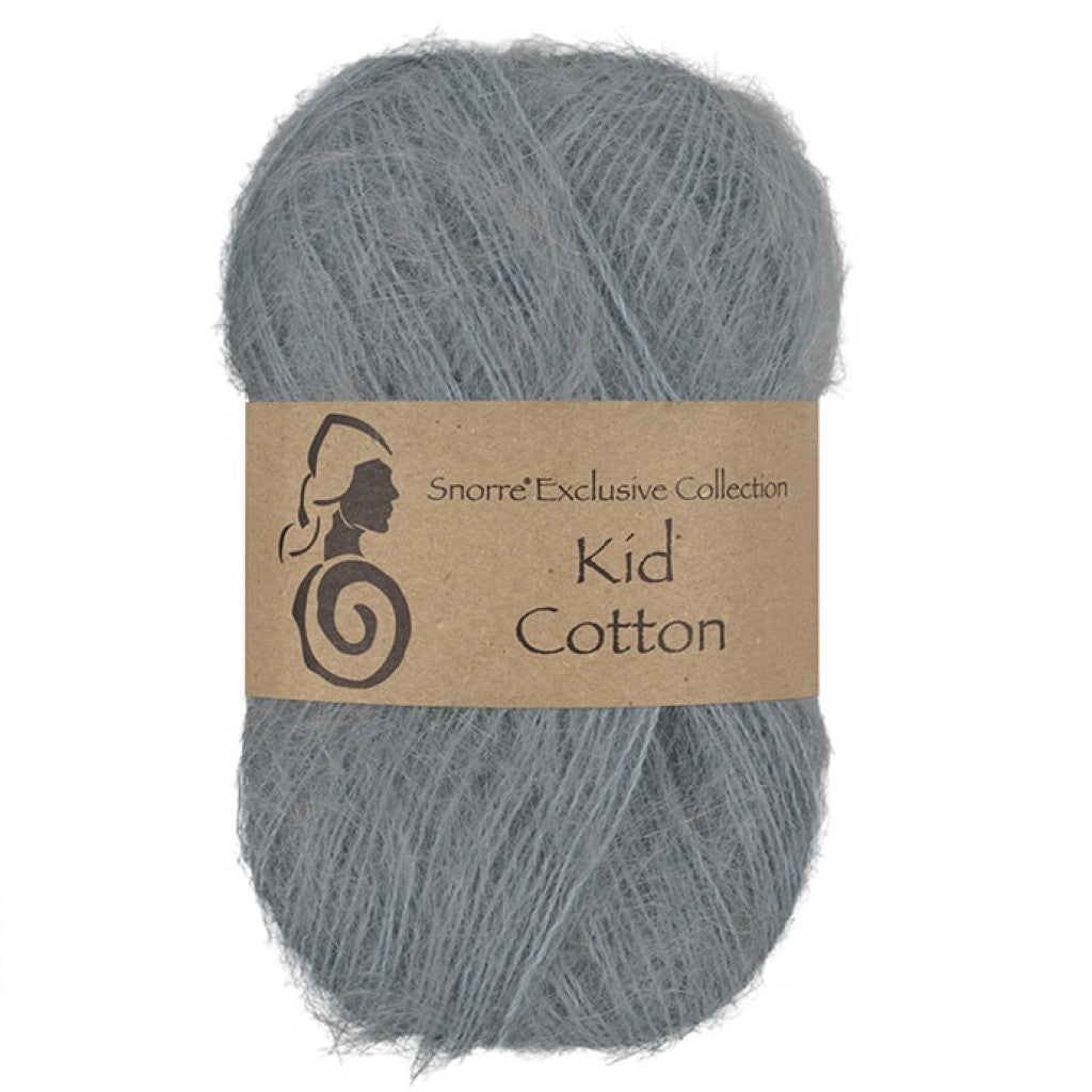 Kid Mohair Cotton - 713 Lys Grå