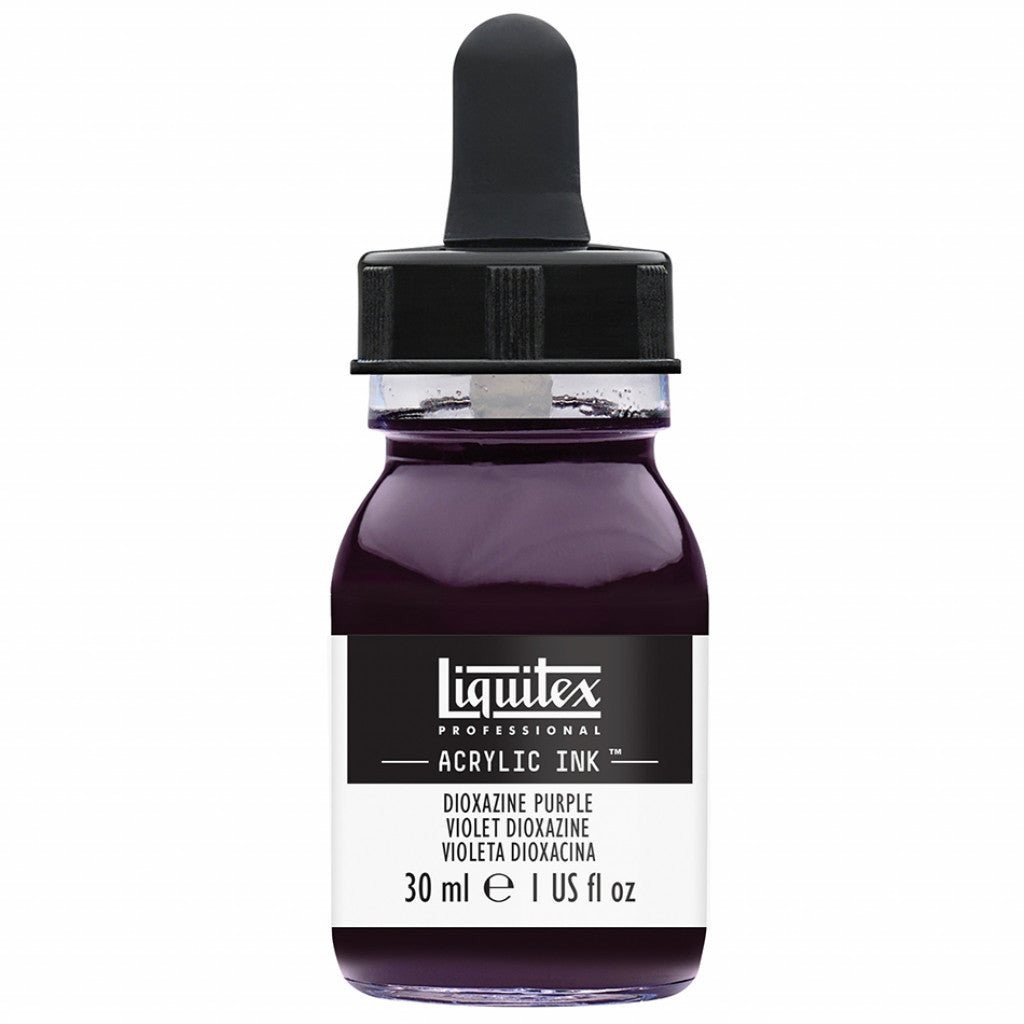 Liquitex Artists Acrylic Ink, 30 ml - 186 Dioxazine Purple