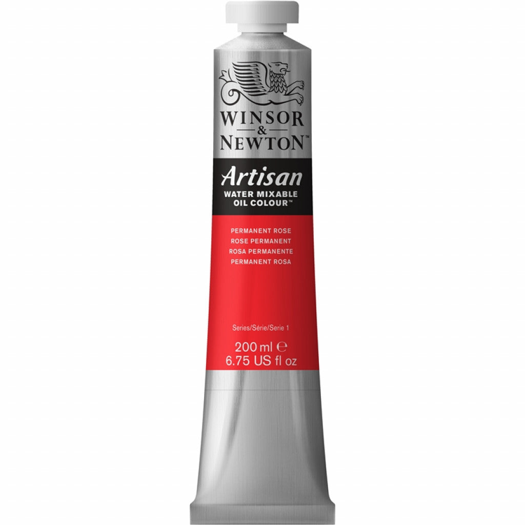 W&N - Artisan Water Mixable Oil 200ml - 502 Permanent Rose