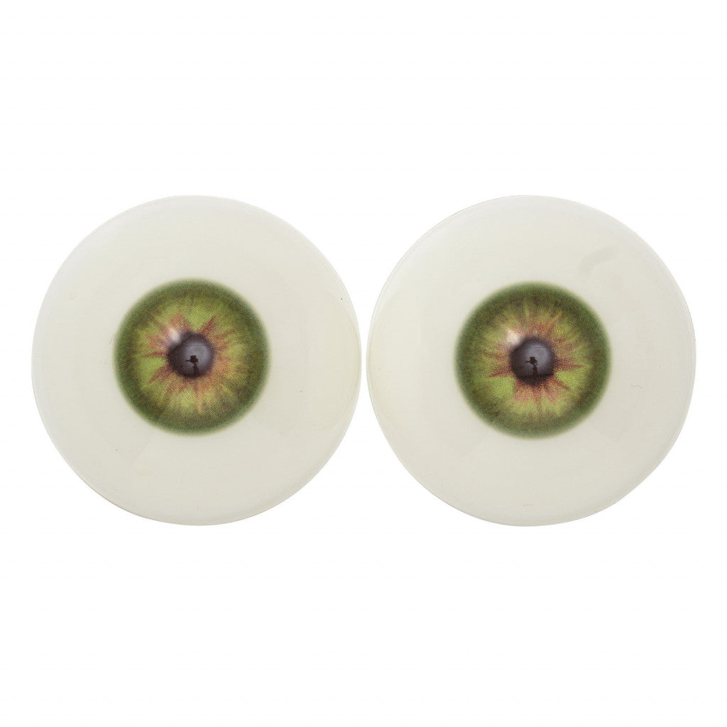 Øyne i Resin, 2 stk - Grønn