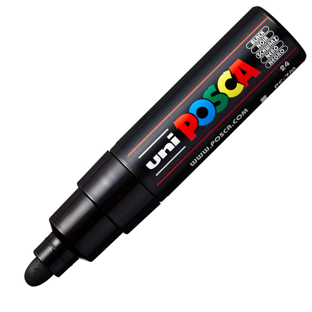 Uni POSCA PC-7M - Bullet 4,5-5,5mm - 24 Black