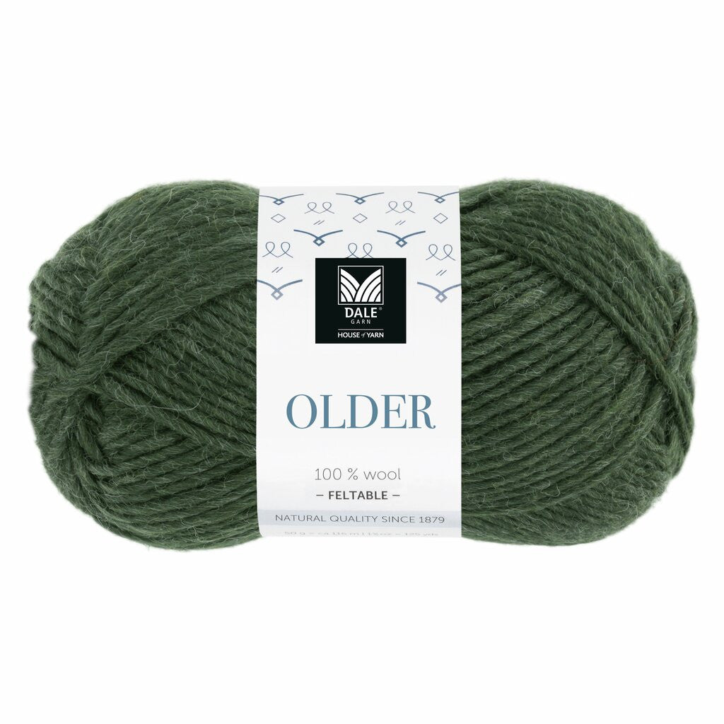 Older - 427 Mørk grønn melert