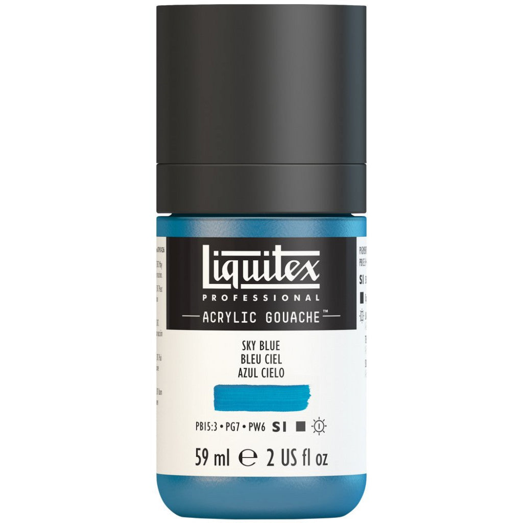 Liquitex Acrylic Gouache (matt) 59ml - 279 Sky Blue  S1