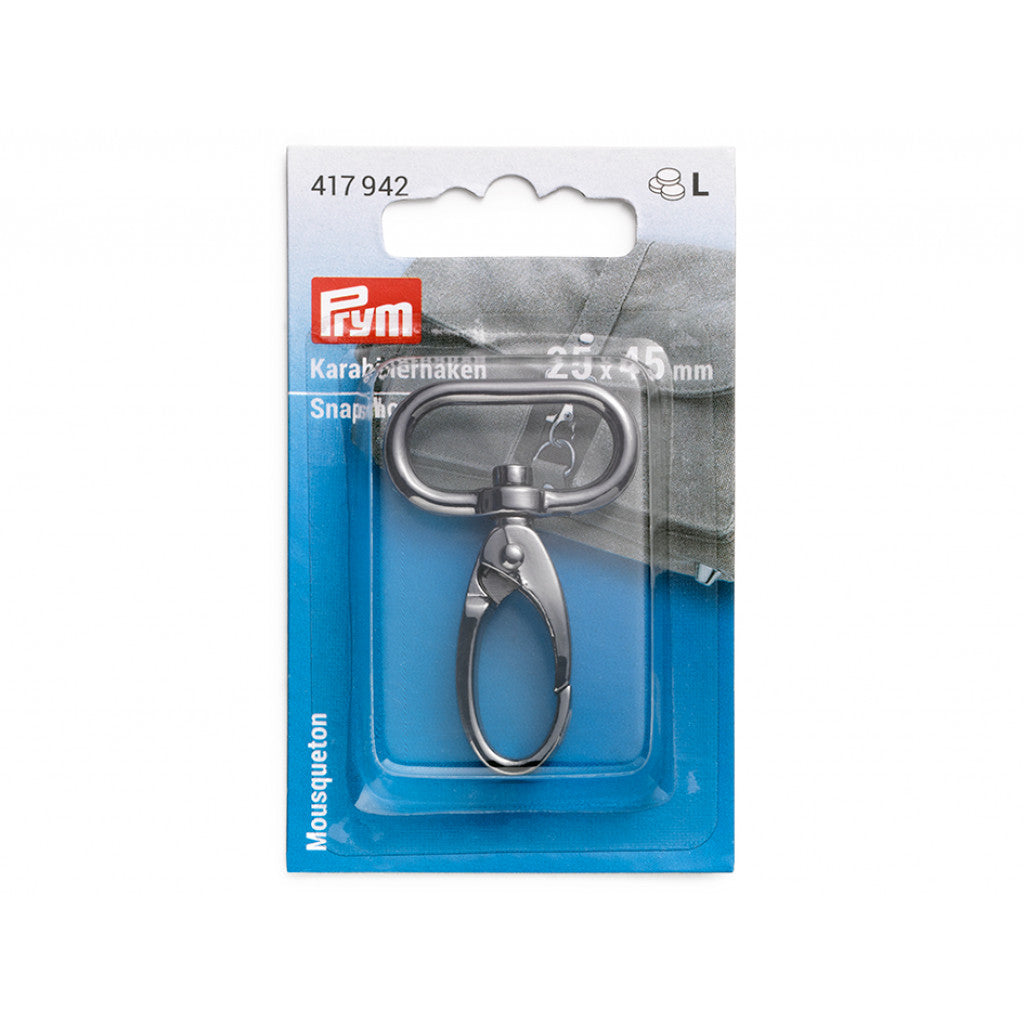Prym Karabinkrok 25x45mm - Gunmetal
