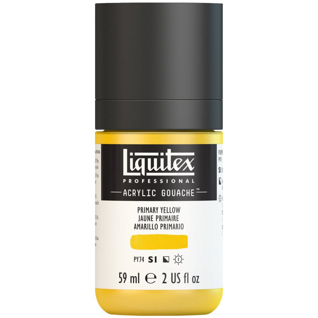 Liquitex Acrylic Gouache (matt) 59ml - 410 Primary Yellow  S1