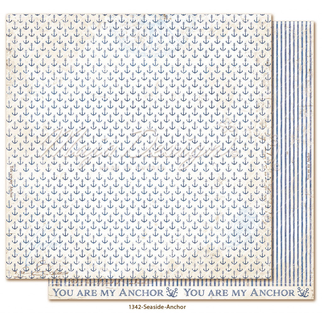 Maja Design Mønsterpapir - Seaside - Anchor