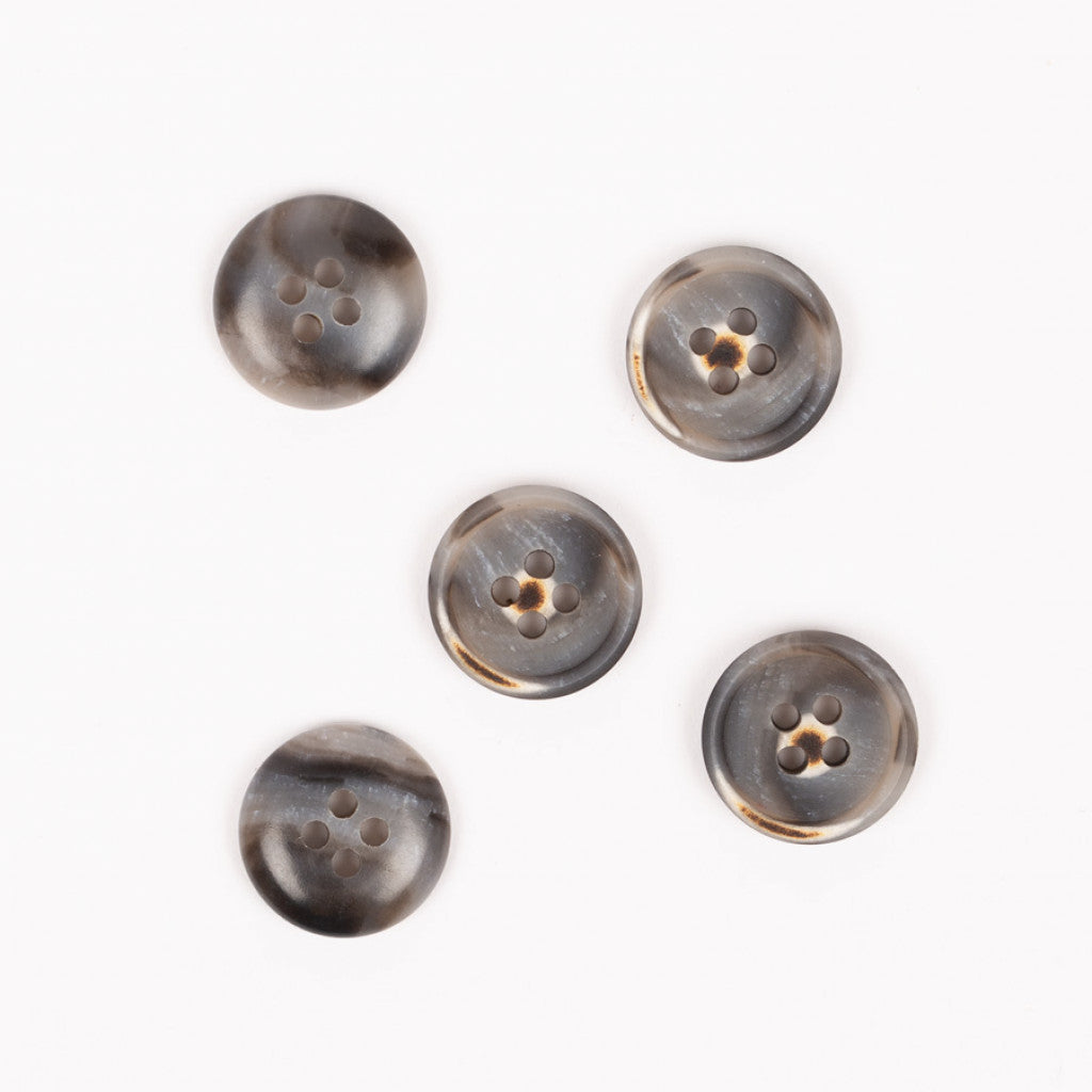 Knapp, 15mm - Imitation Wood (Mocha 701)