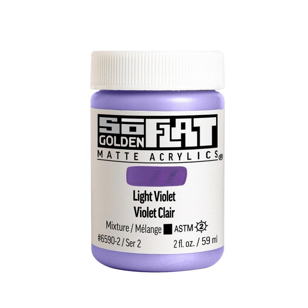 Golden SoFlat Acrylics 59ml - Light Violet