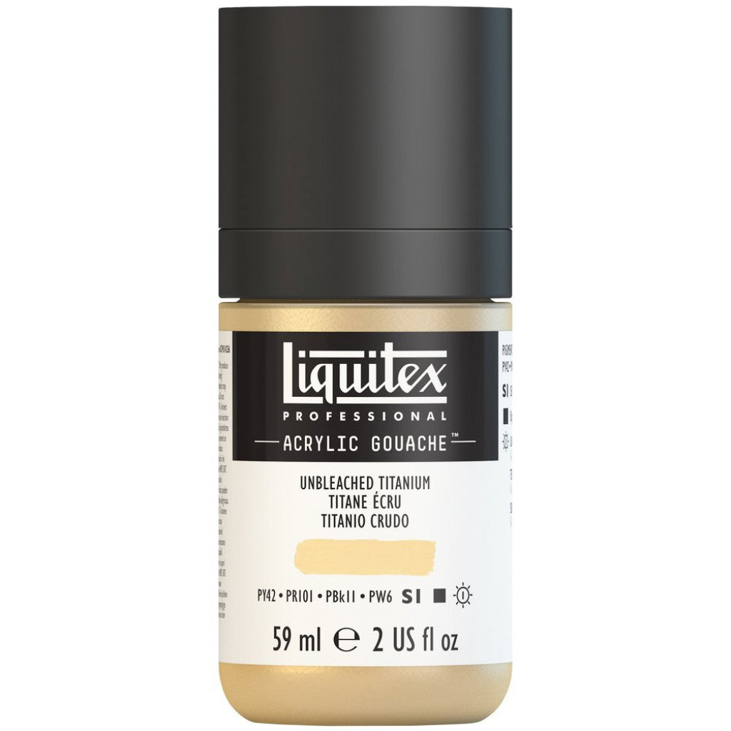 Liquitex Acrylic Gouache (matt) 59ml - 434 Unbleached Titanium  S1