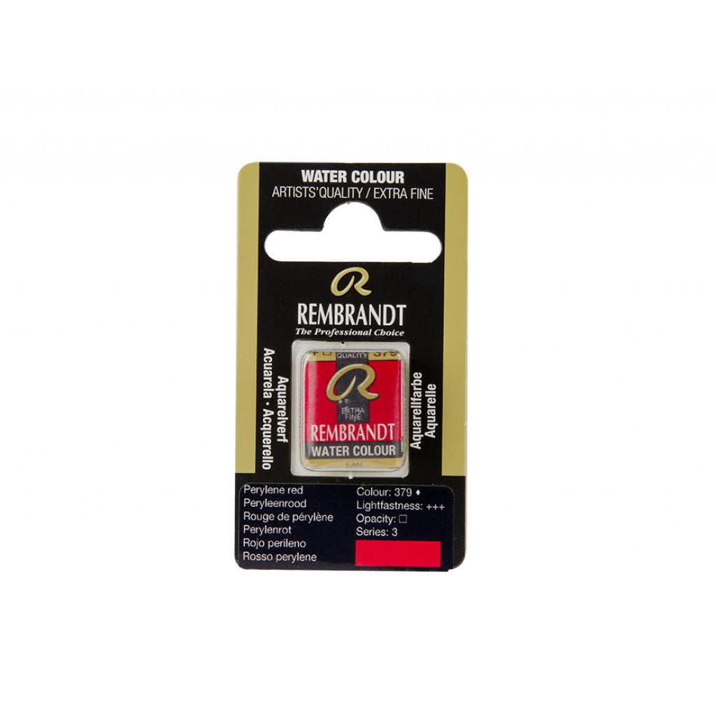 Rembrandt Akvarell Halfpan - 379 Perylene Red