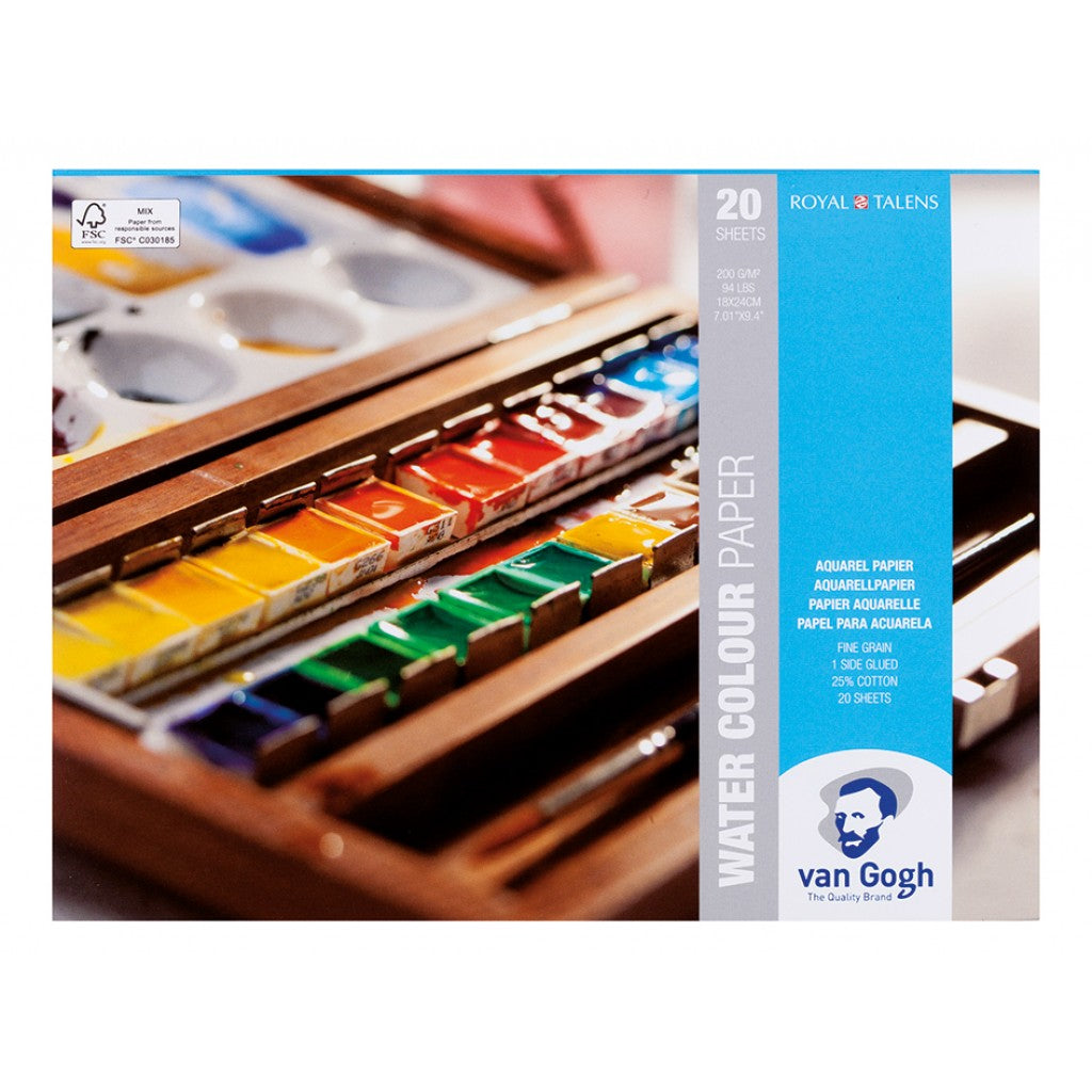 Van Gogh Akvarellblokk 18x24cm 300g/m